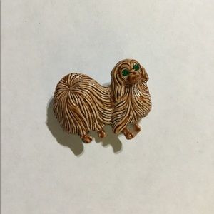 Vintage Lhasa Apso pin by Gerry’s green eyes